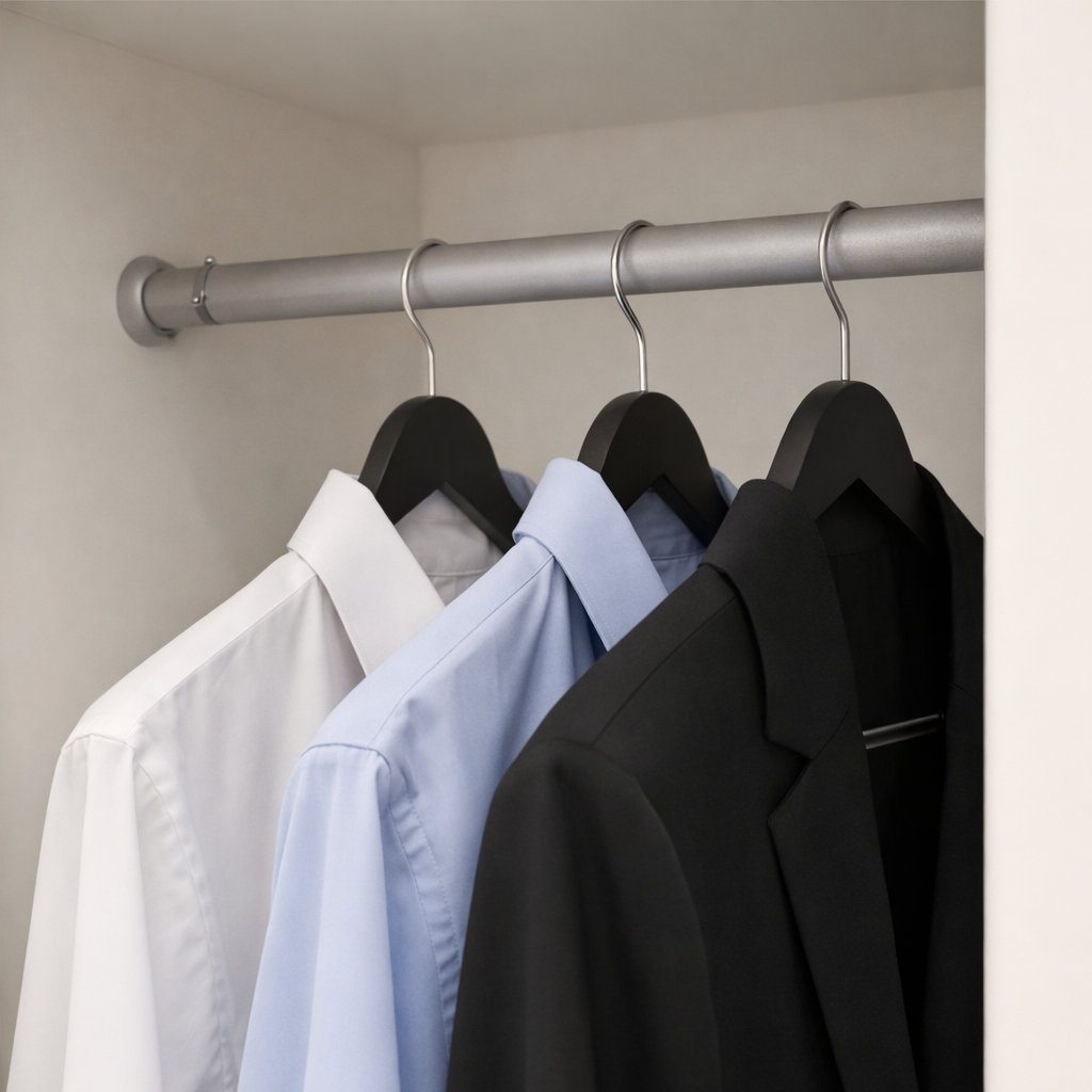 Inside guide for 2 door mirrored wardrobe with 2 drawers